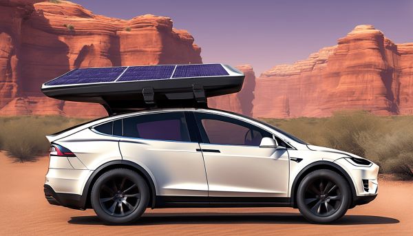 Using solar panels to enhance tesla model x overlanding adventures